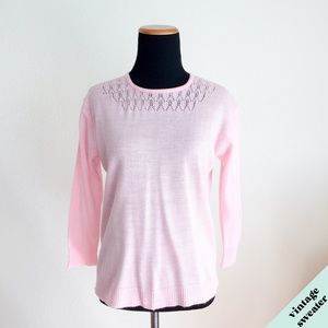 VINTAGE 50's Pink Sweater